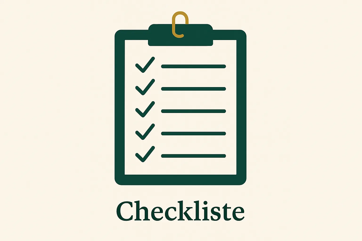 Klemmbrett mit abgehakter Checkliste als Symbol für die phasenweise Roman-Überarbeitung
